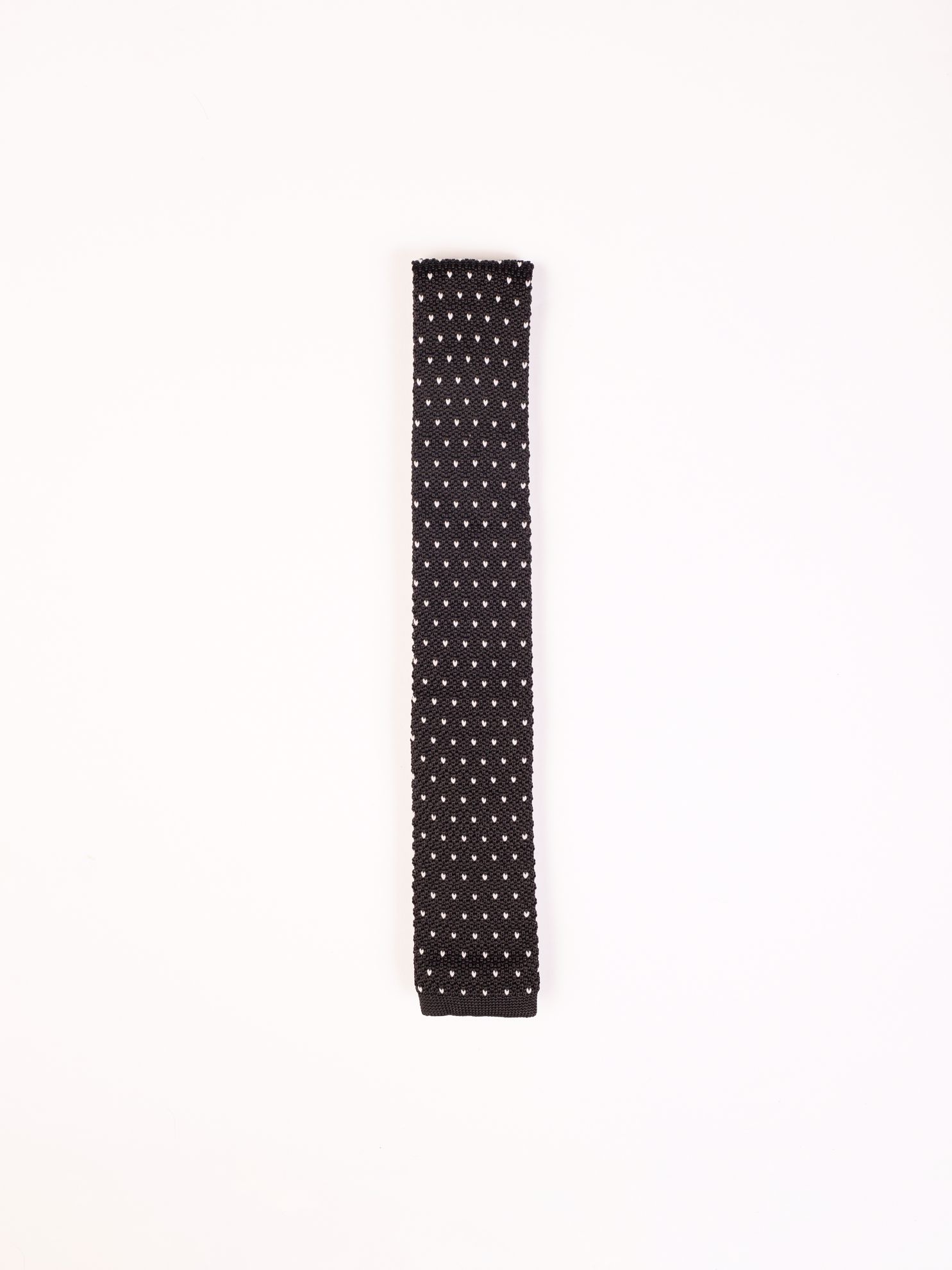 Karaca Erkek Kravat-Siyah - Beyaz. ürün görseli