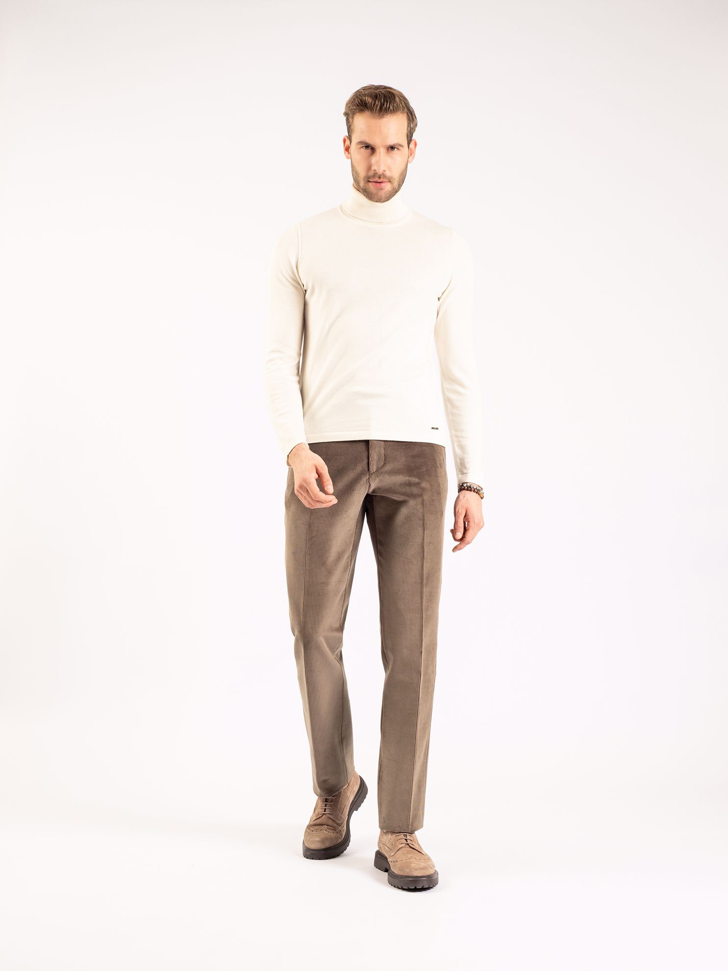 Karaca Erkek 6 Drop Pantolon-Açık Kahverengi. ürün görseli