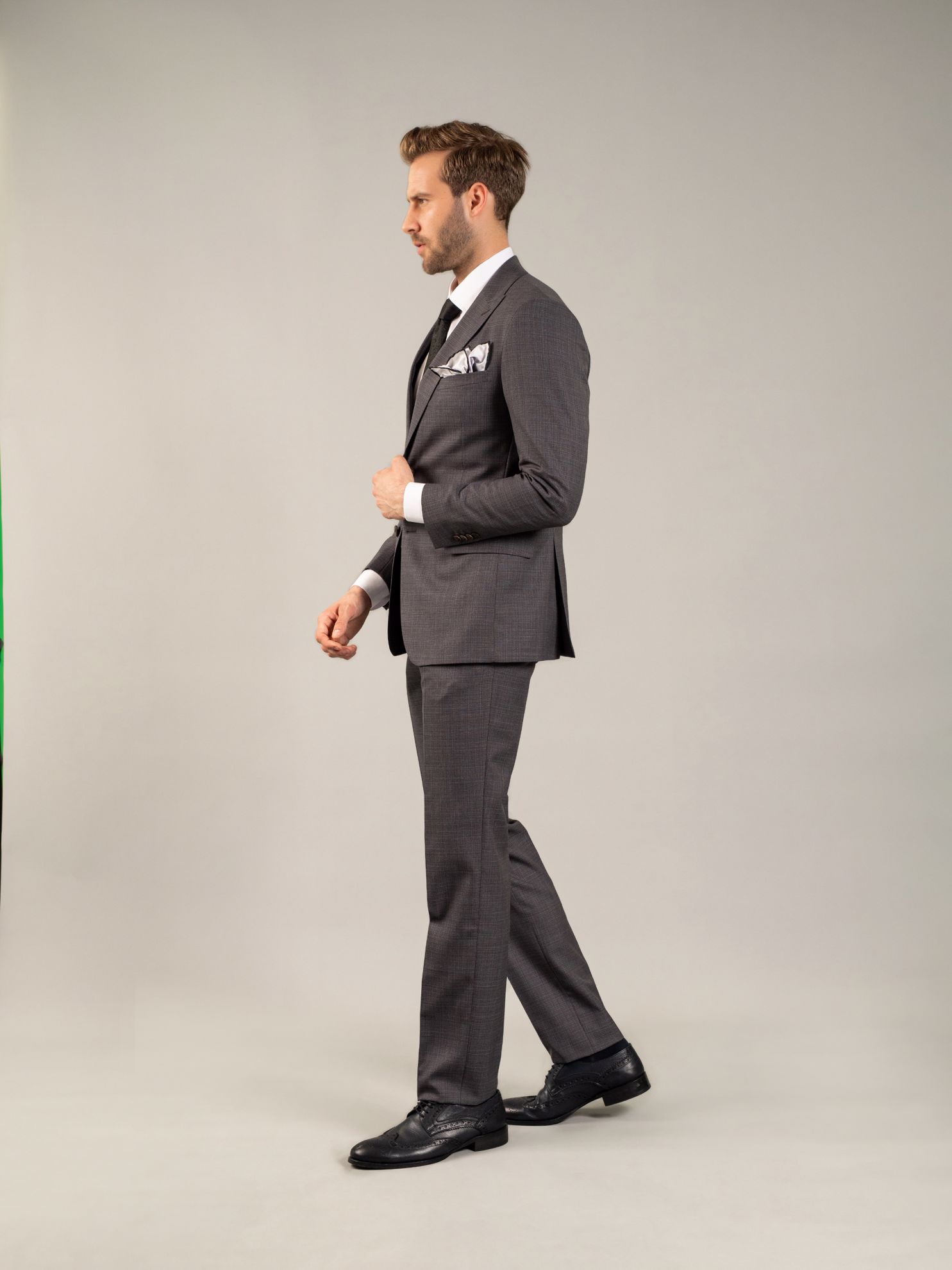 Karaca Erkek 6 Drop Takım Elbise-Gri. ürün görseli