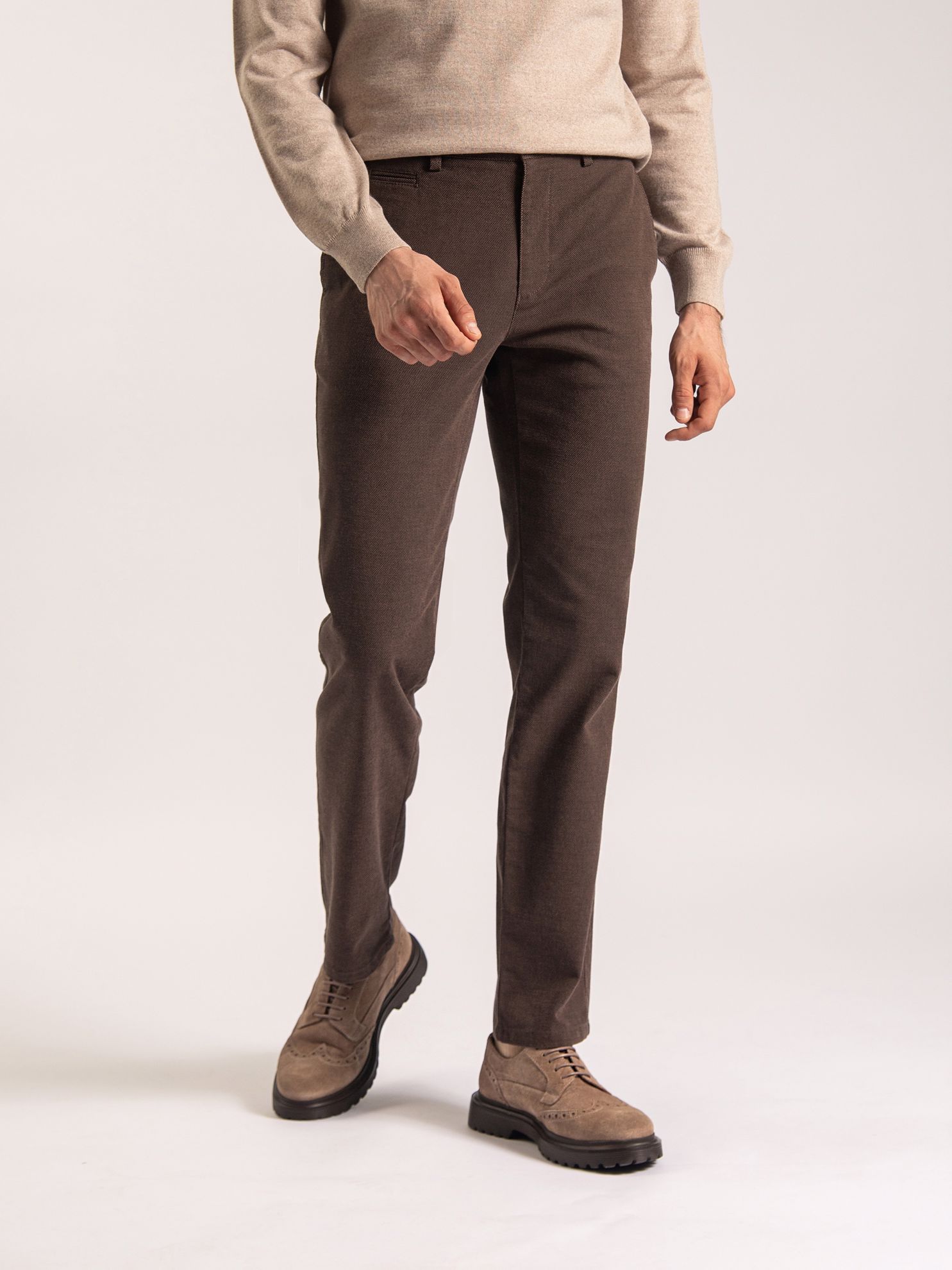 Picture of Karaca Erkek 6 Drop Pantolon-Açık Kahverengi