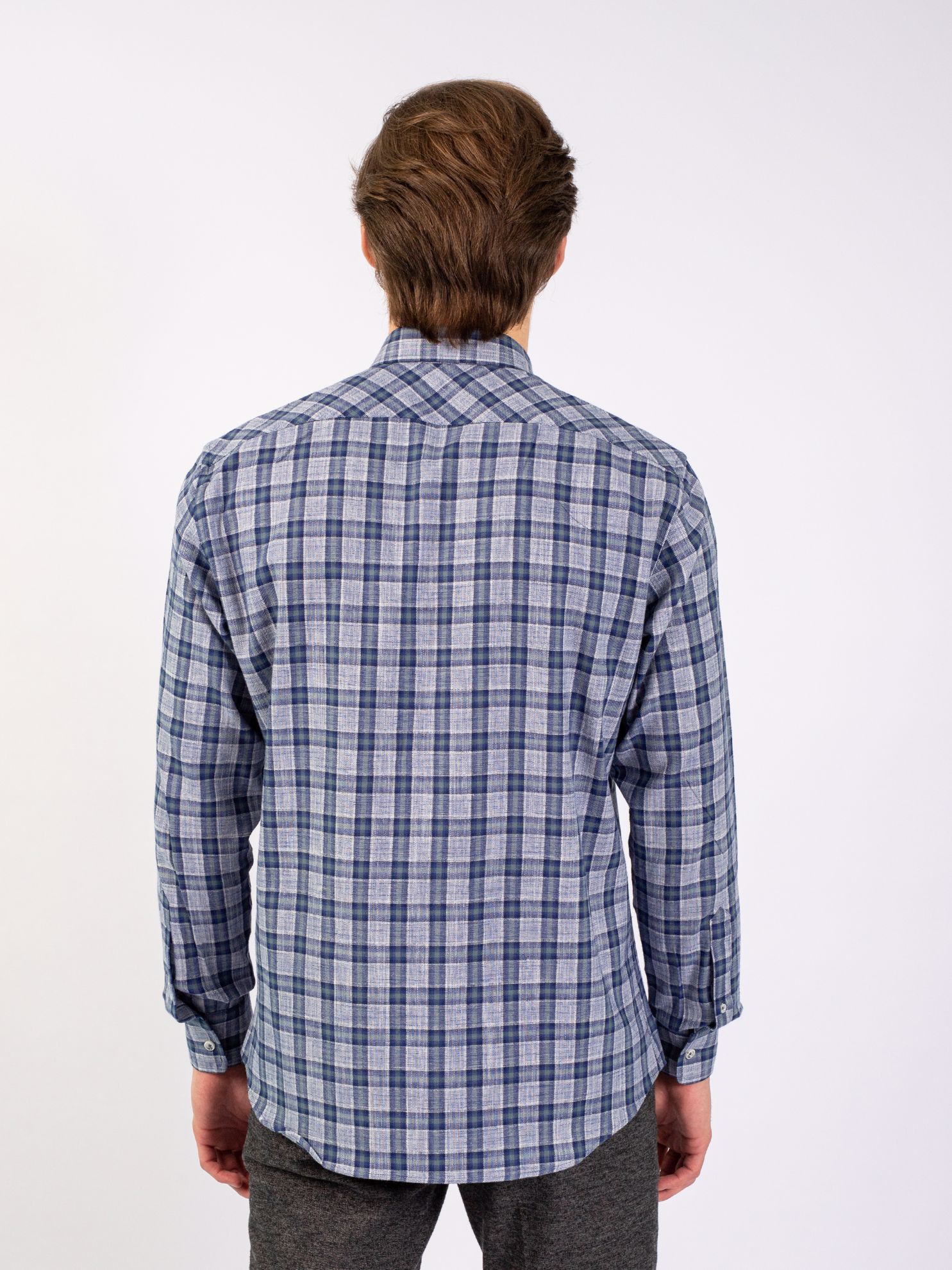 Karaca Erkek Regular Fit Gömlek-Lacivert. ürün görseli