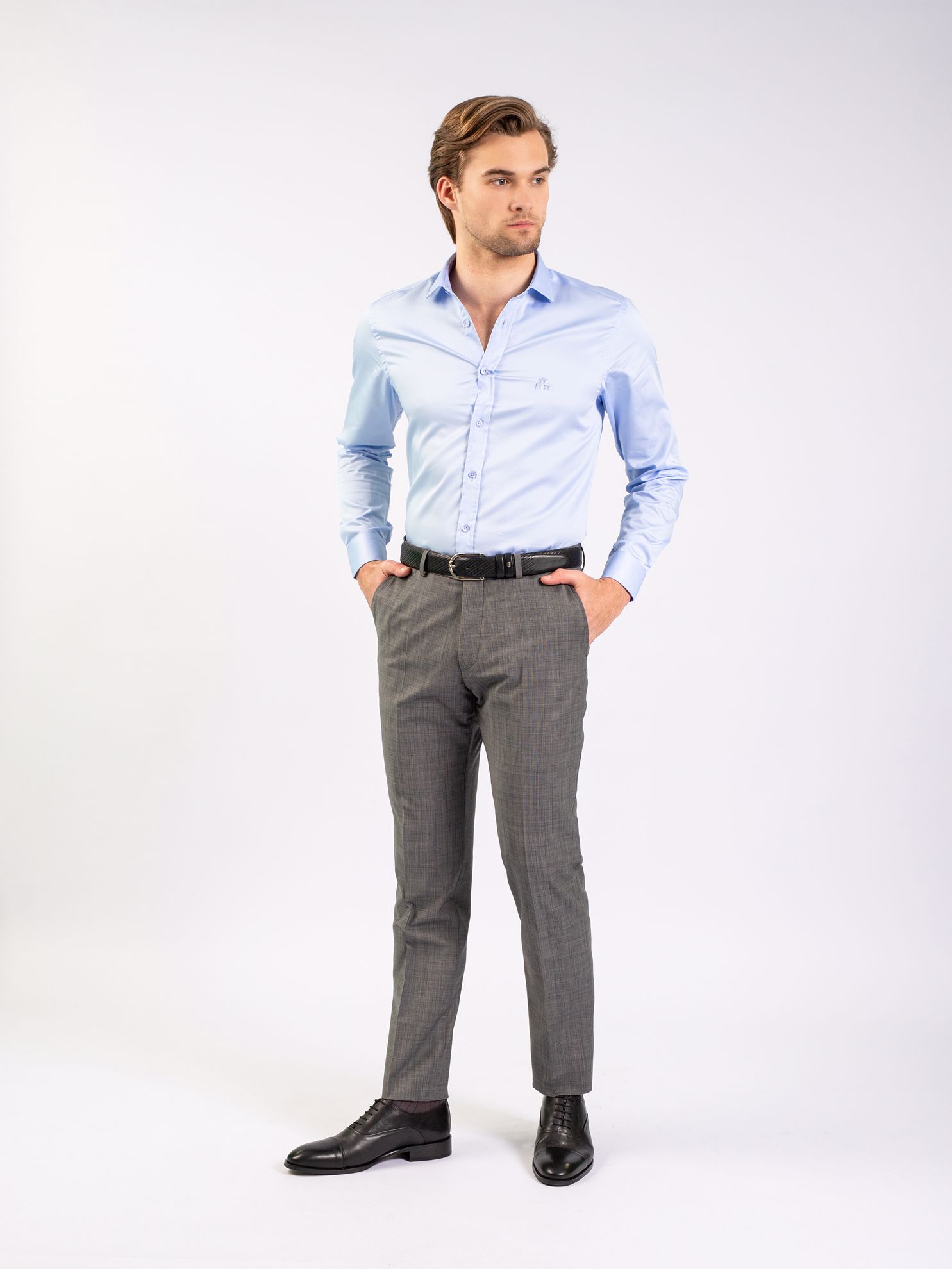 Picture of Karaca Erkek Slim Fit Gömlek-Açık Mavi