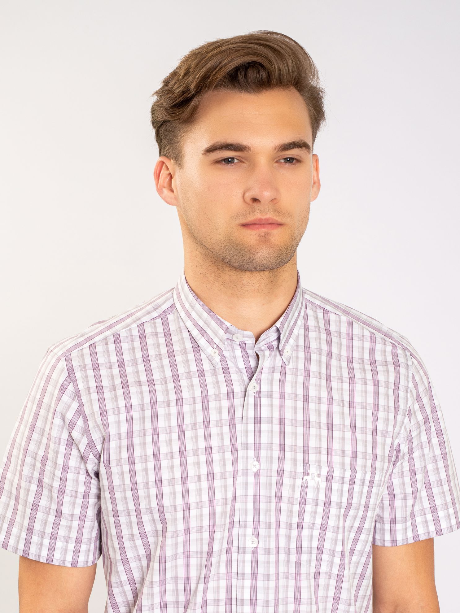 Karaca Erkek Regular Fit Gömlek-Lila. ürün görseli