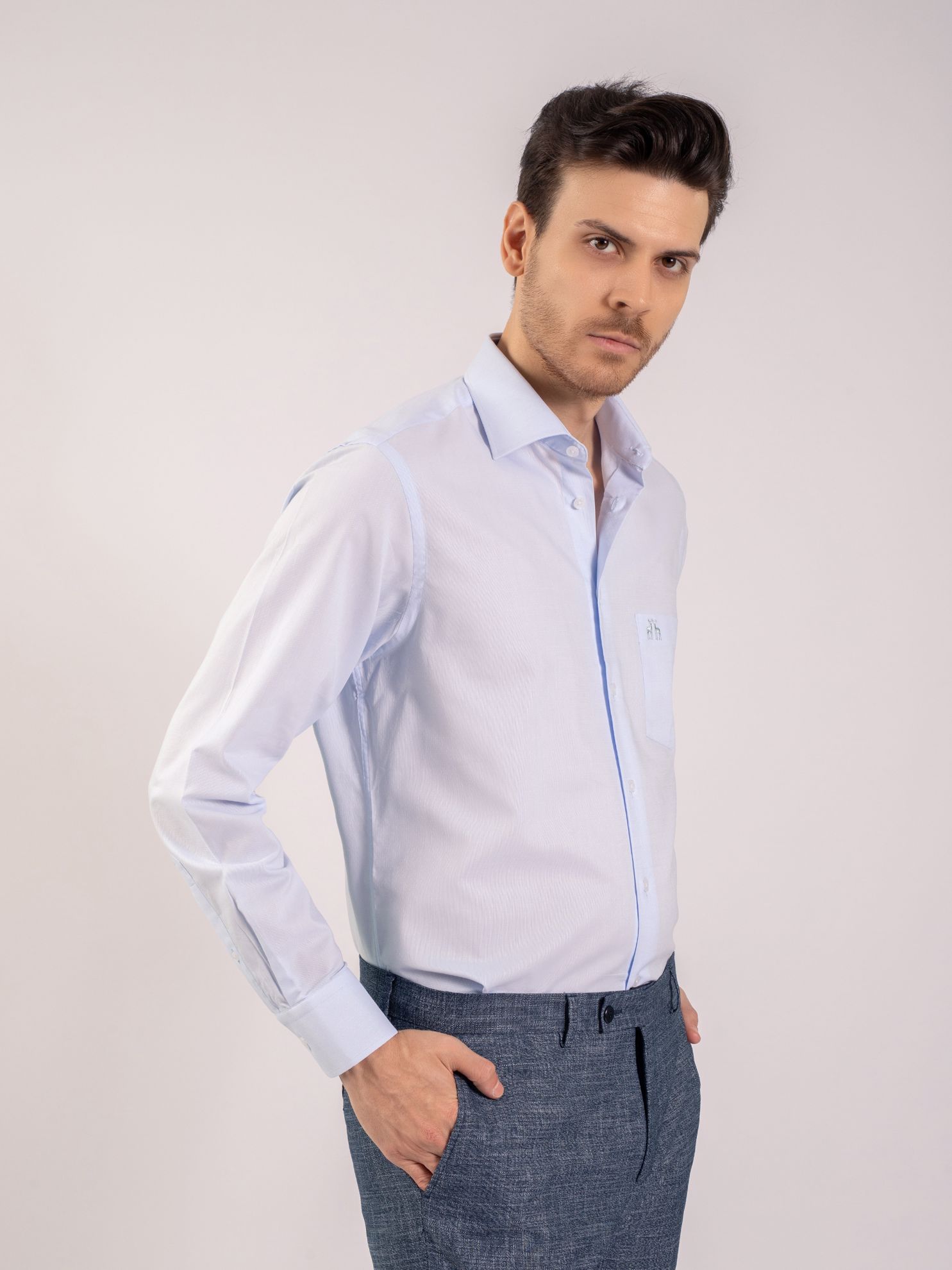 Picture of Karaca Erkek Regular Fit Gömlek-Mavi