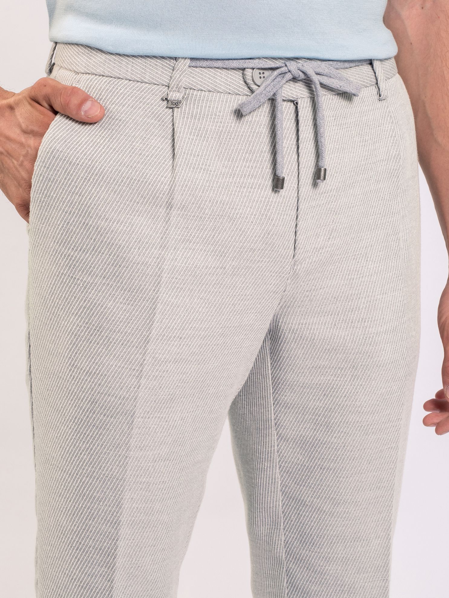 Toss Erkek 6 Drop Pantolon-Açık Gri. ürün görseli