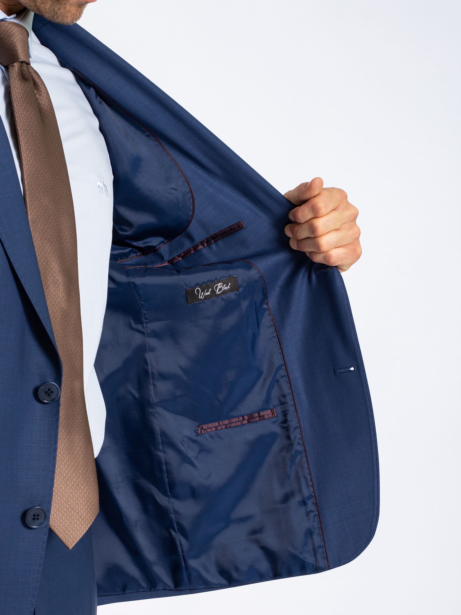 Karaca Erkek 4 Drop Takım Elbise-Saks Mavi. ürün görseli