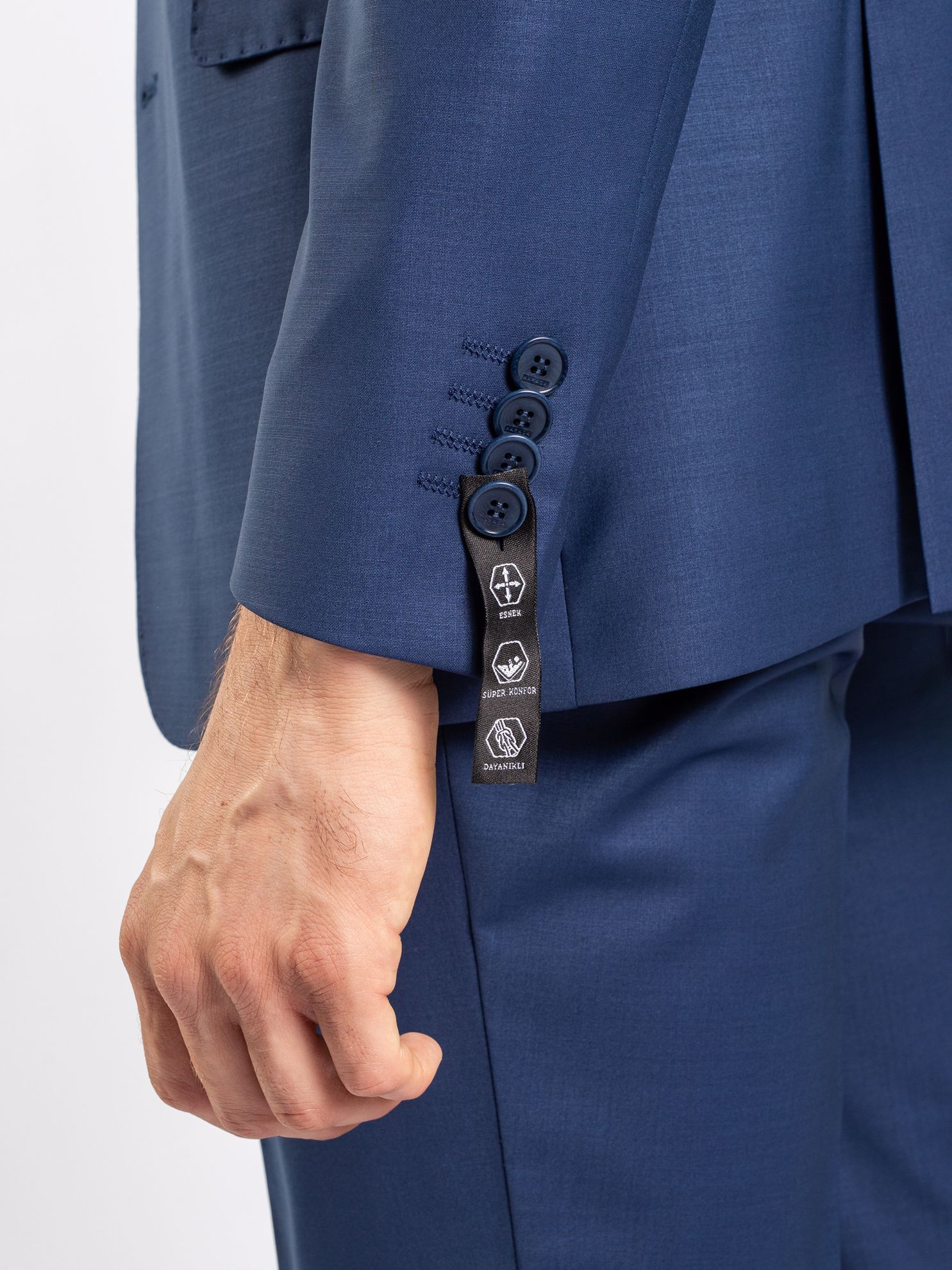 Karaca Erkek 6 Drop Takım Elbise-Saks Mavi. ürün görseli