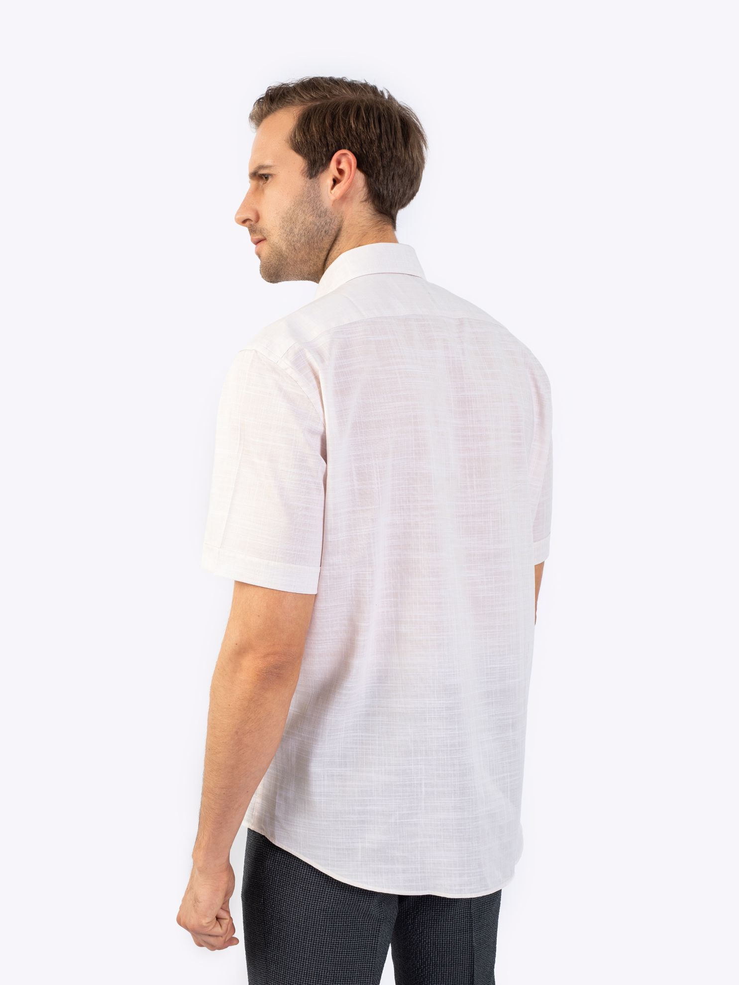 Karaca Erkek Regular Fit Gömlek-Bej. ürün görseli