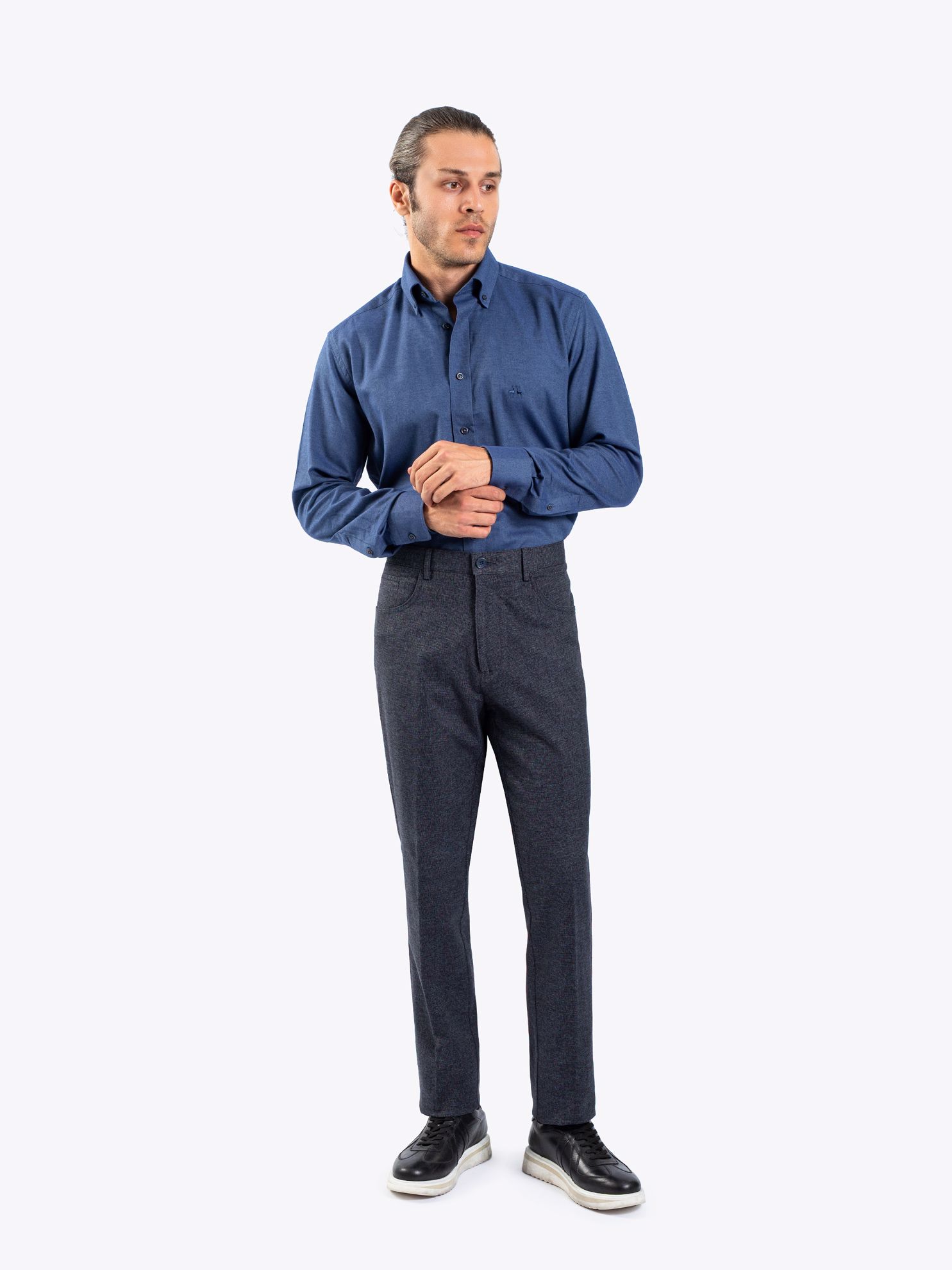 Karaca Erkek 4 Drop Pantolon-Saks Mavi. ürün görseli