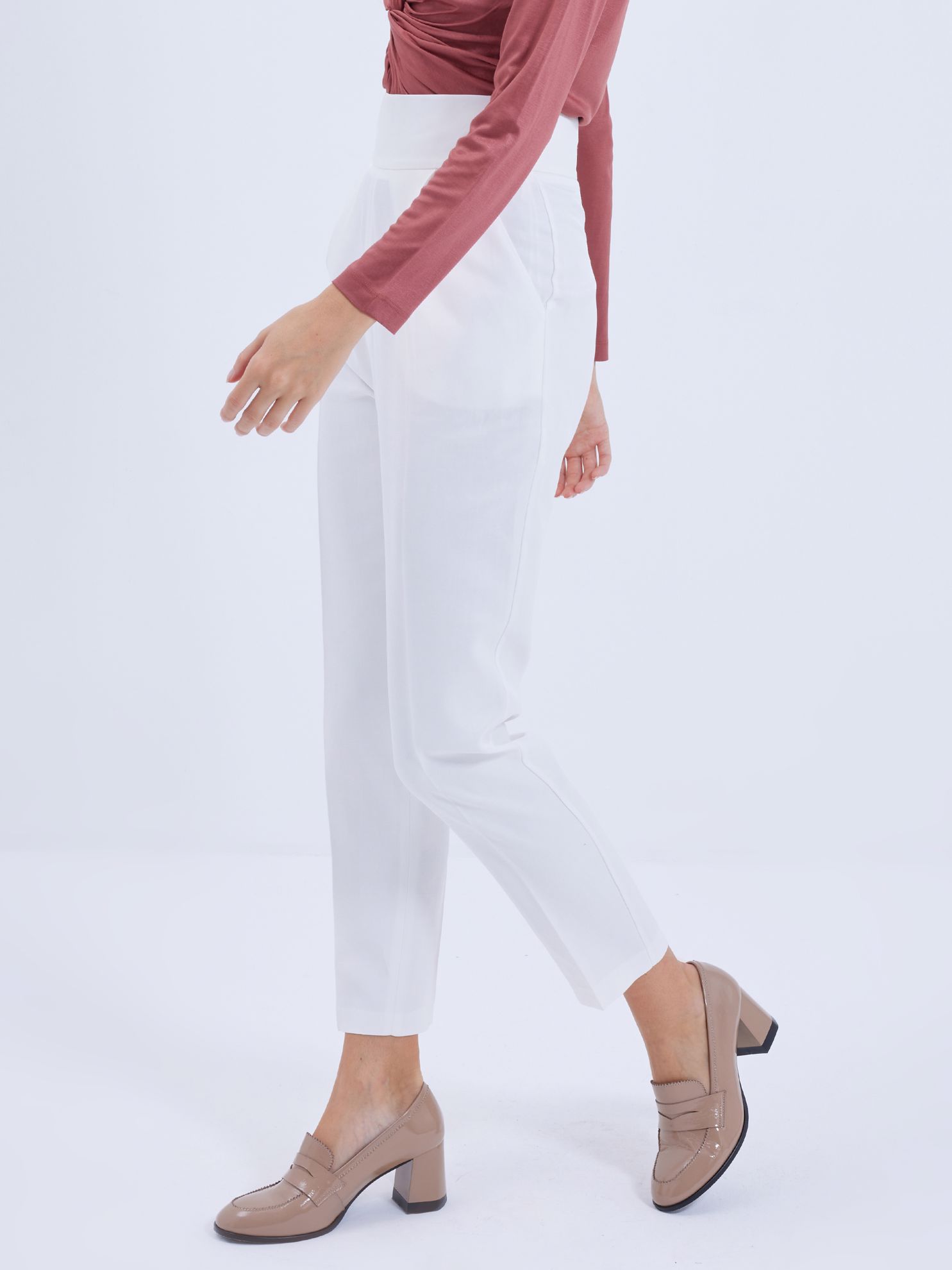 Karaca Kadın Pantolon-Beyaz. ürün görseli