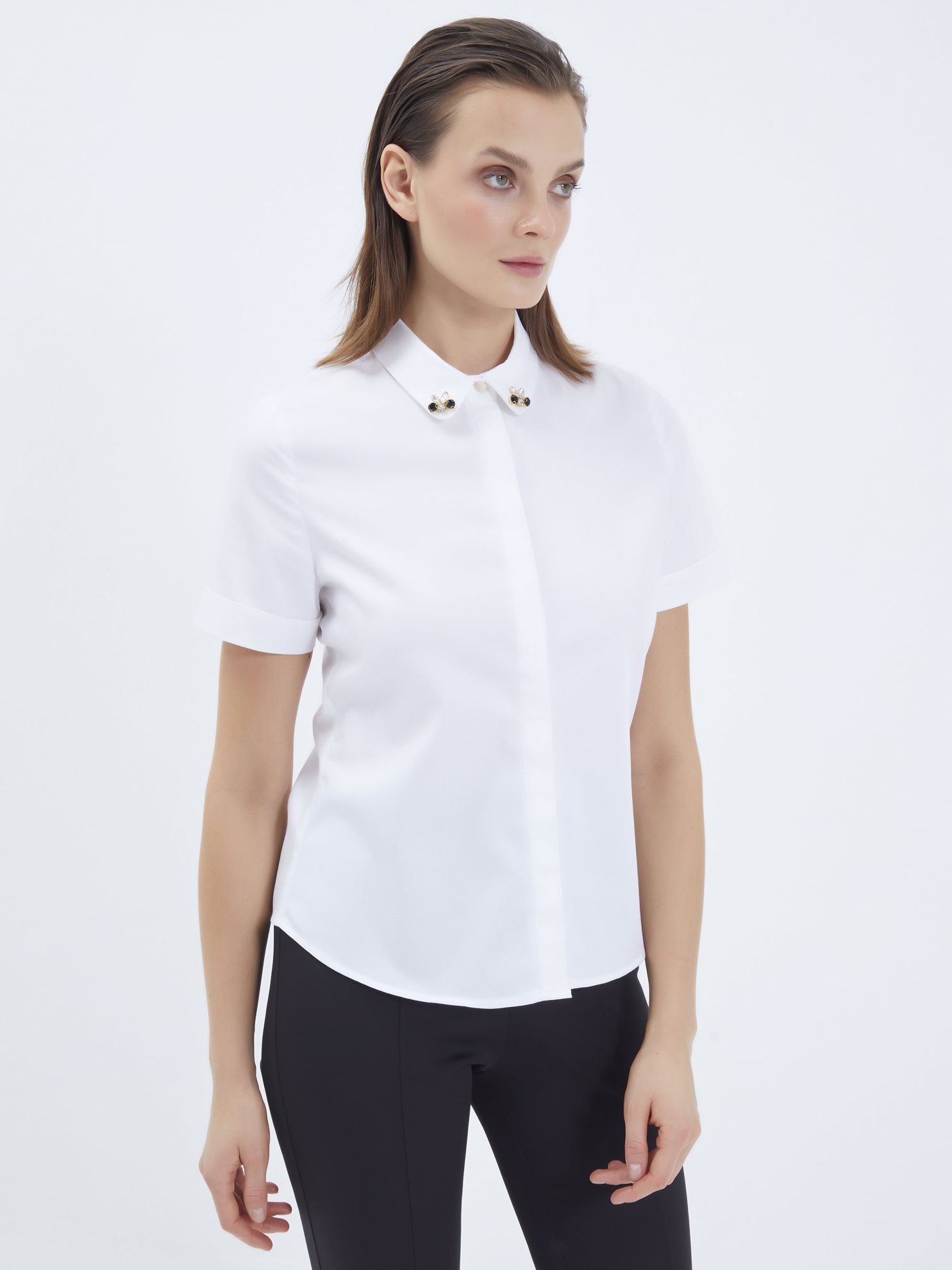 Karaca Kadın Gömlek-Beyaz. ürün görseli