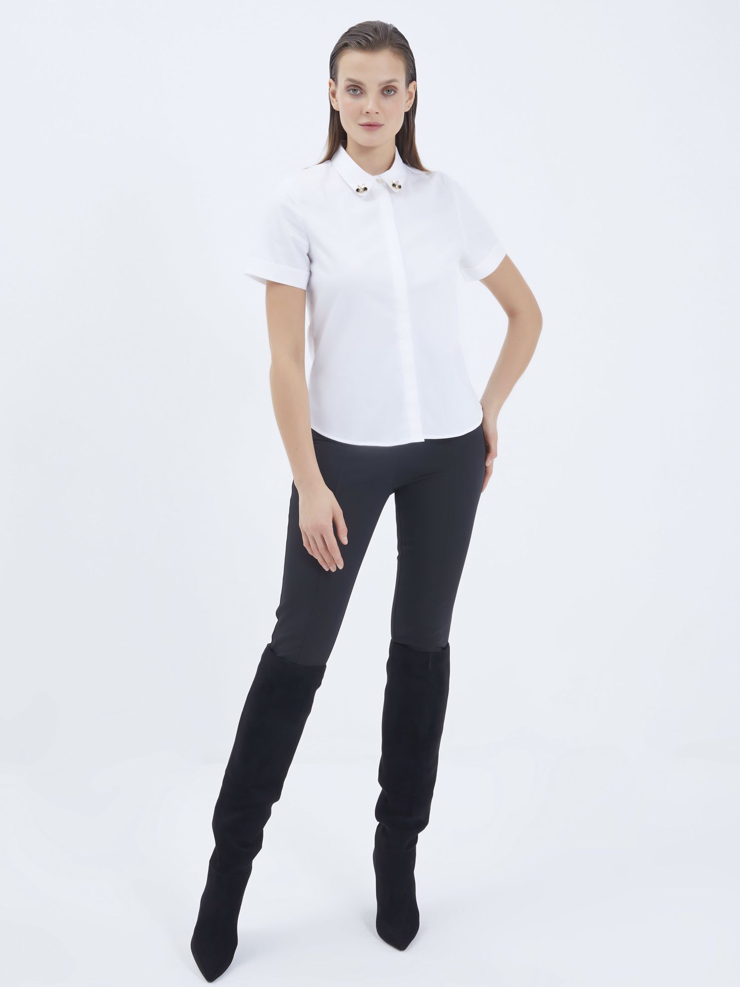 Karaca Kadın Gömlek-Beyaz. ürün görseli