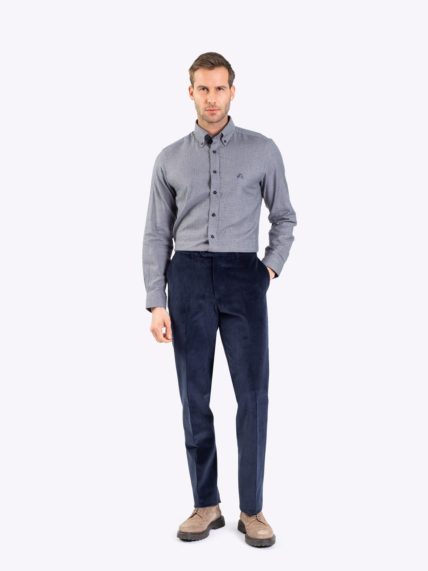 Karaca Erkek 6 Drop Pantolon-Açık Lacivert. ürün görseli
