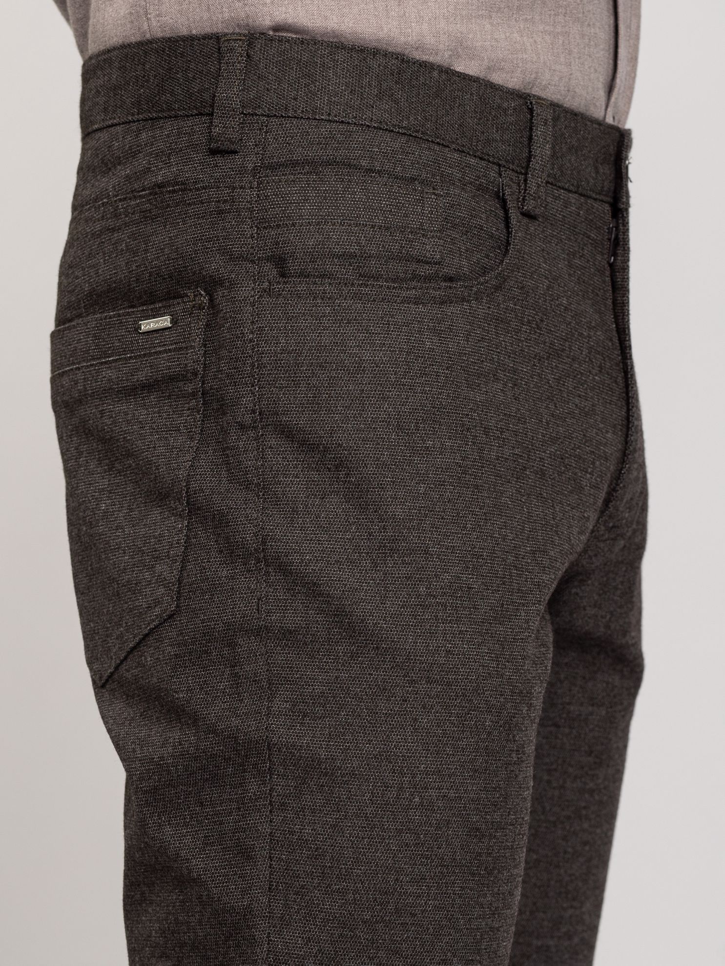 Karaca Erkek 6 Drop Pantolon-Koyu Kahve. ürün görseli