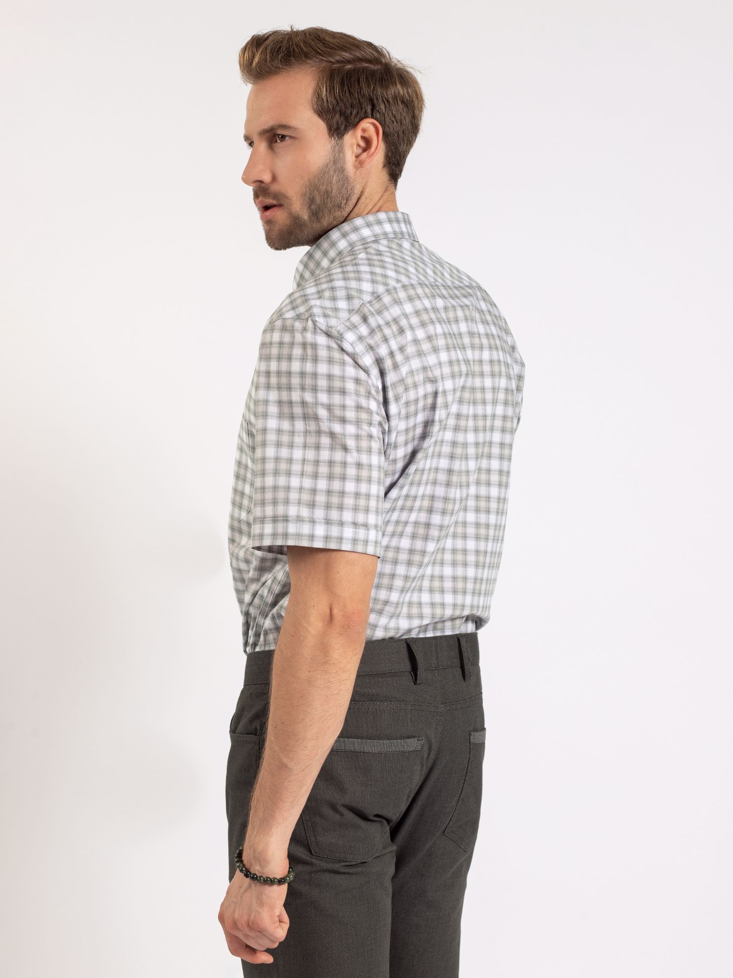 Karaca Erkek Regular Fit Gömlek-Haki. ürün görseli