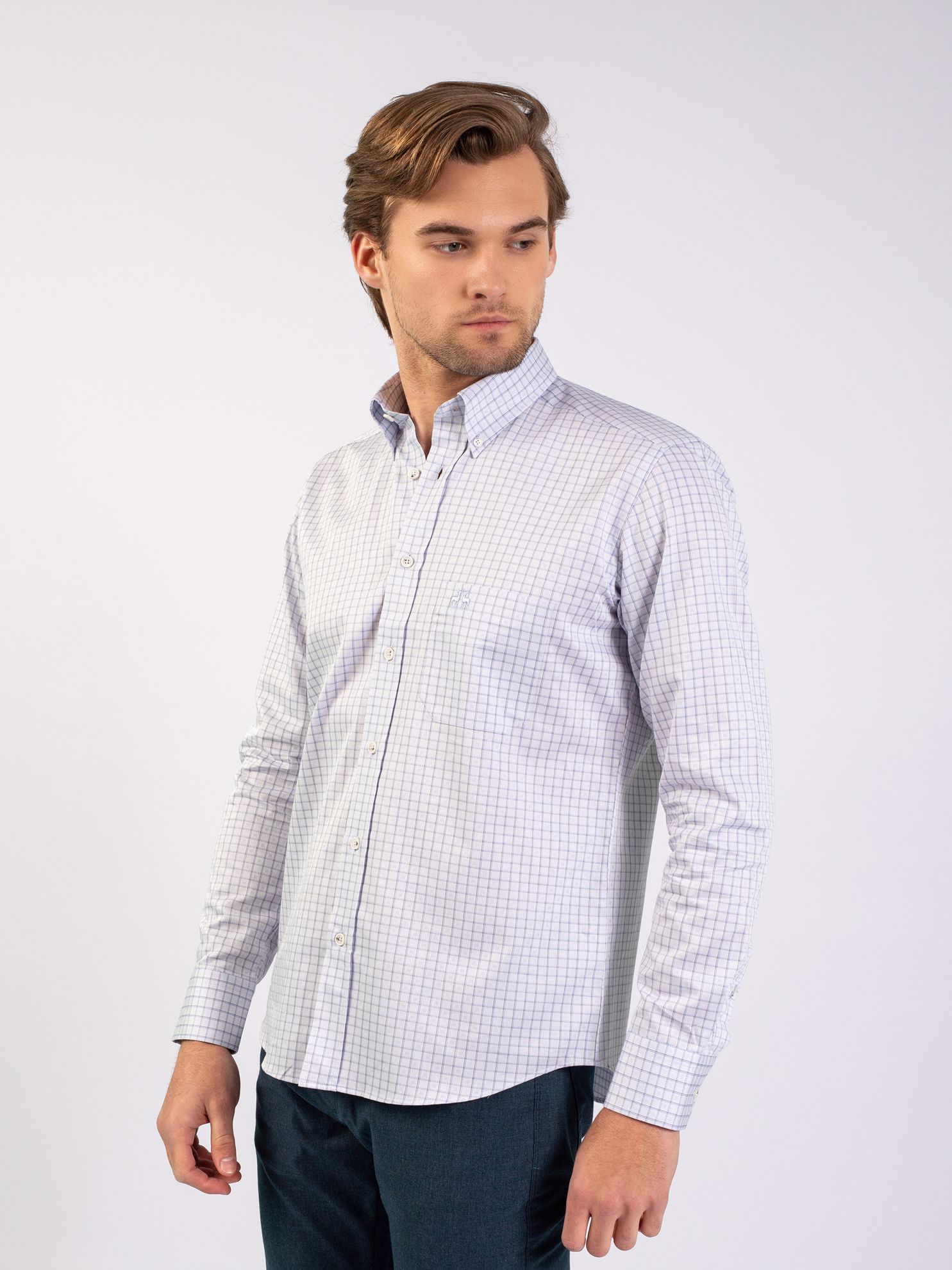 Karaca Erkek Regular Fit Gömlek-Açık Gri. ürün görseli