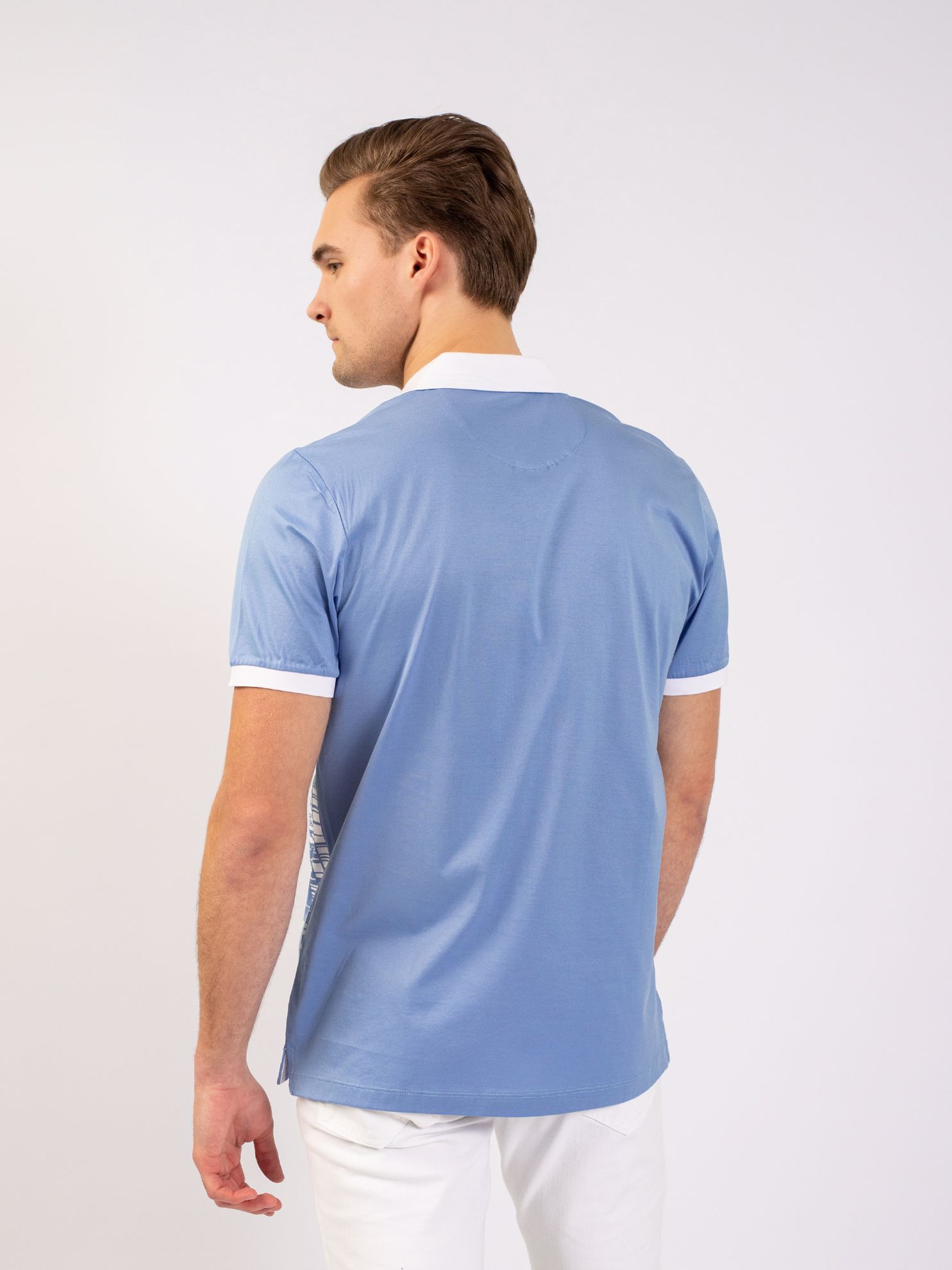 Karaca Erkek Regular Fit Polo Yaka Tişört-Mavi. ürün görseli