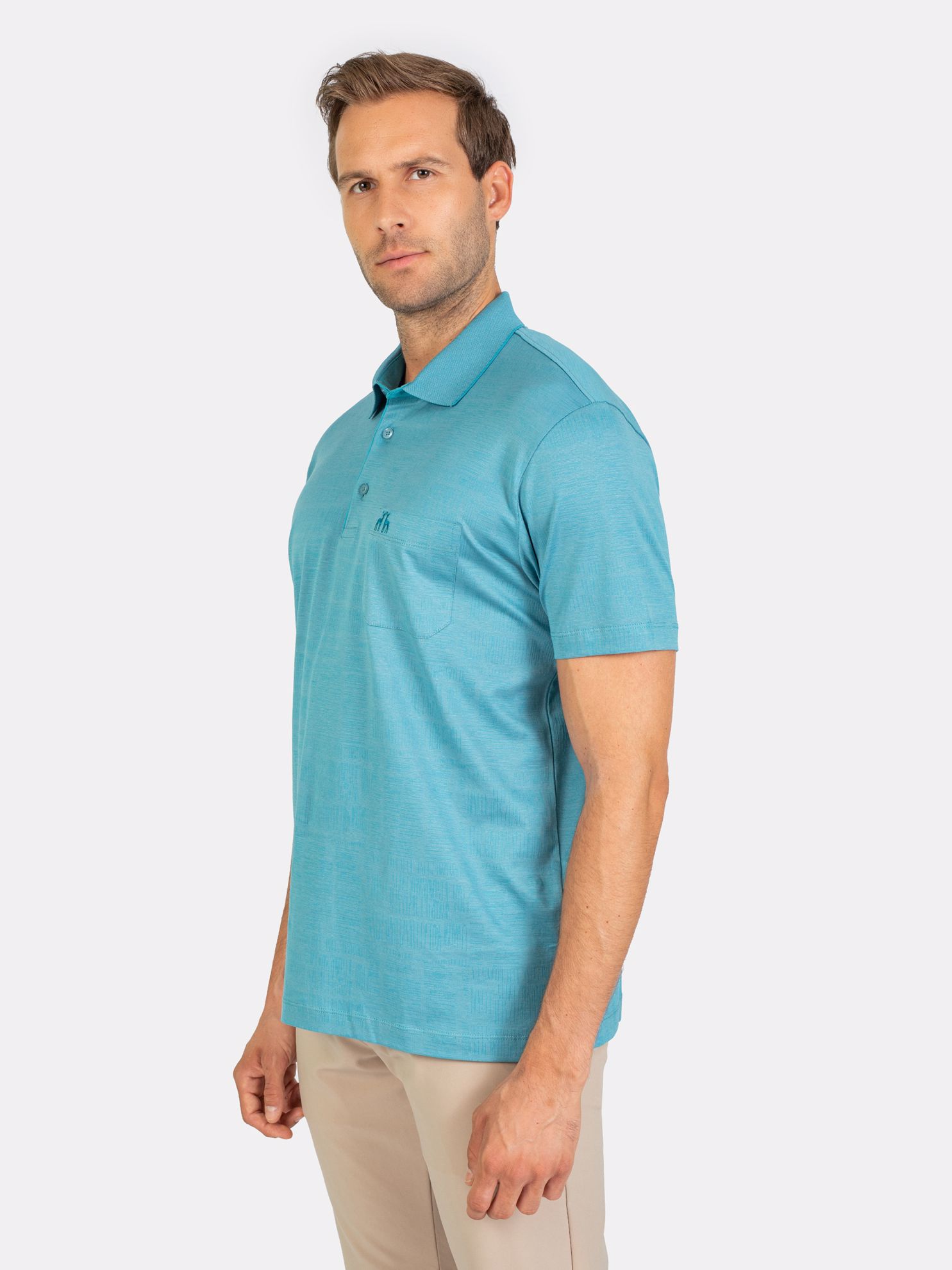 Picture of Karaca Erkek Regular Fit Polo Yaka Tişört-Yeşil